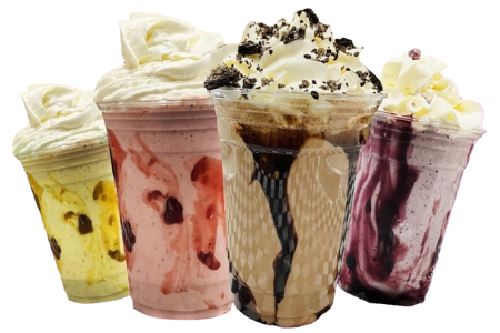 Shakes menu at 6ix Burgers Markham Toronto